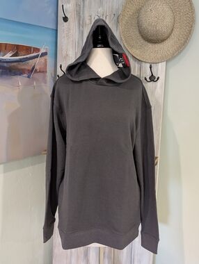 NWT GAP Charcoal Gray Hooded Sweatshirt
